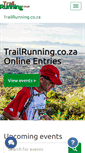 Mobile Screenshot of entries.trailrunning.co.za